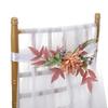 Wedding Chair Flower Decoration Artificial Flower Arrangement For Wedding Party Chair Back Banquet Chair Decoration