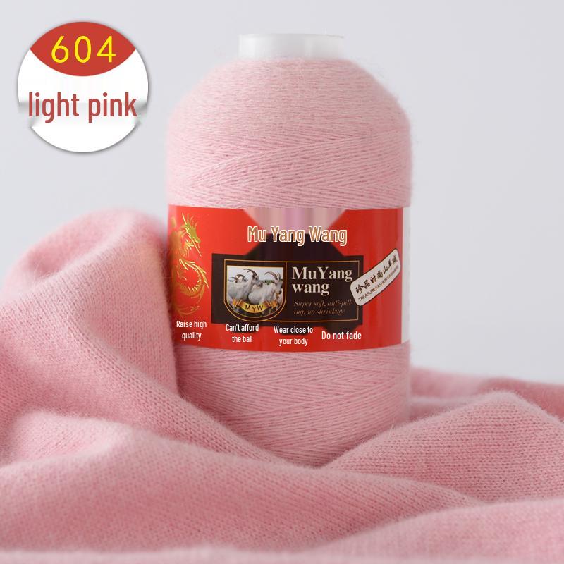 Pure Cashmere Machine-Knitted Medium-Fine Yarn for Hand-Knitting Scarves and Baby Items