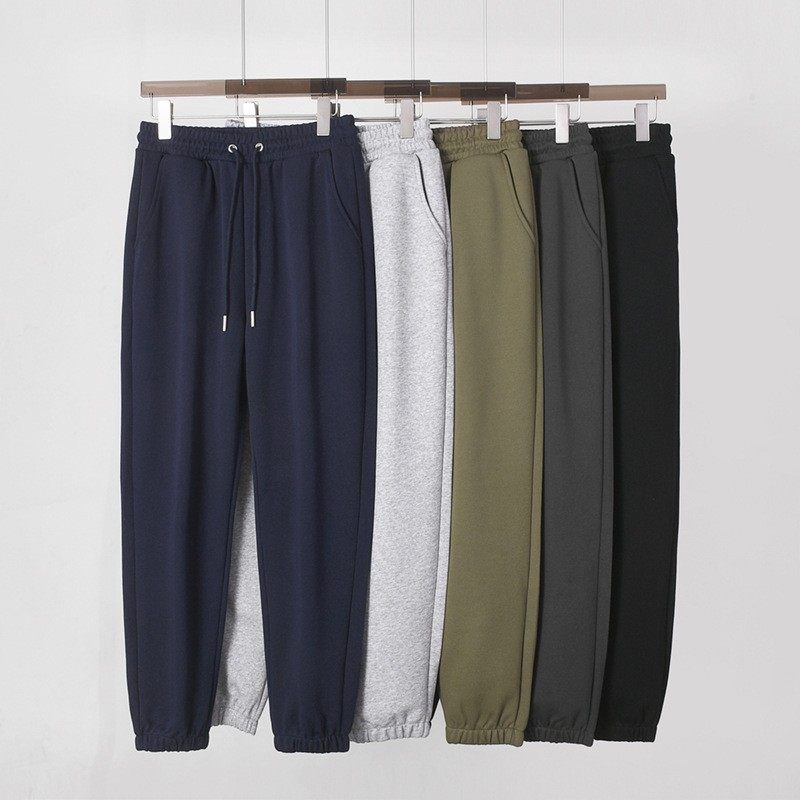 Export Export Tail Goods Heavy Weight Knitting Men's Casual Sports Pants Spring & Fall Skinny Jeans Loose Sweatpants Plus Size Jogger Pants Pants
