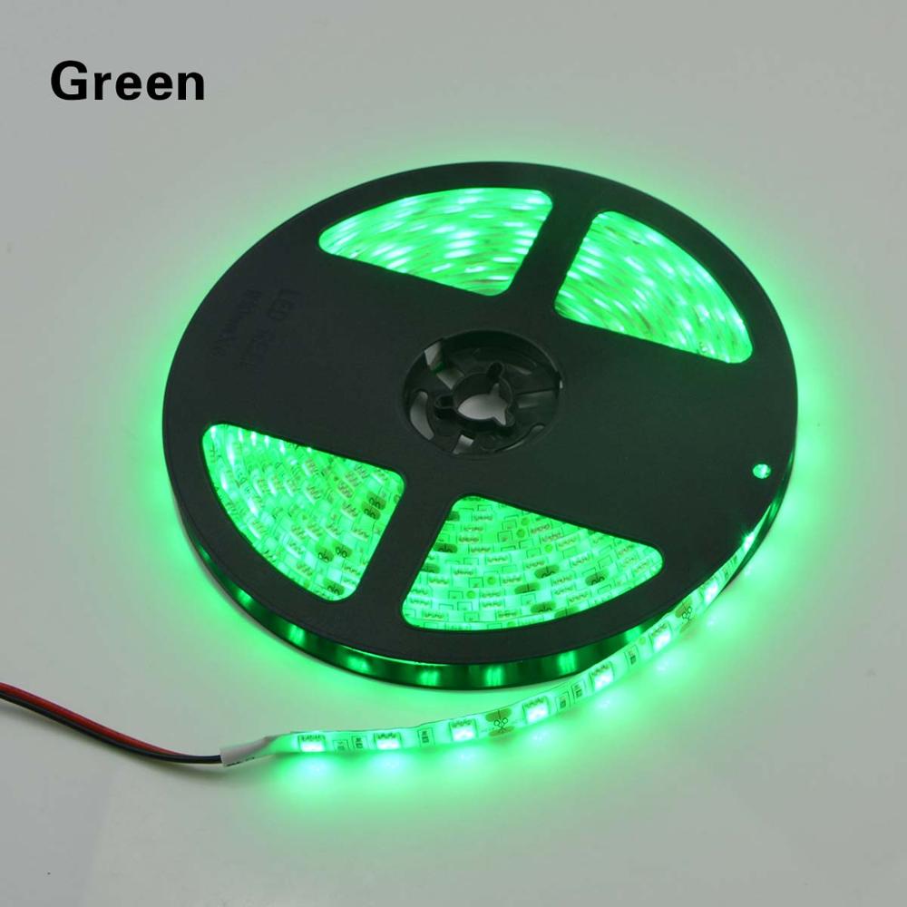 6 Colors 5050 SMD LED Strip Light Tape 5M 12V RGB RGBW RGBWW Waterproof Decoration String Lamp 60LEDs/M Yellow,Pink,Ice Blue