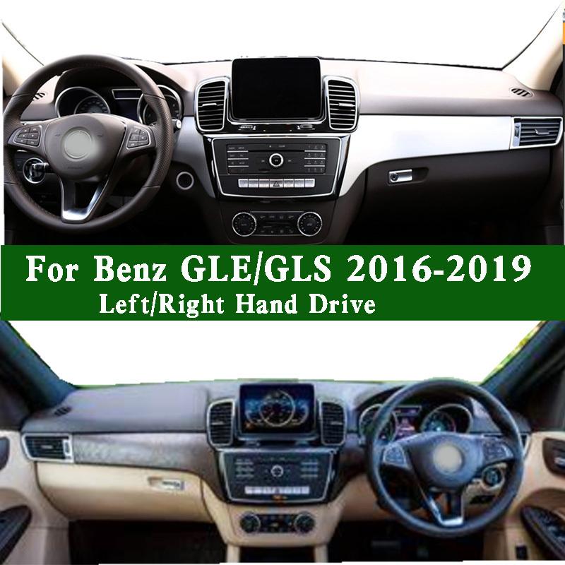 For Mercedes-Benz GLE GLS OEM C292 W166 2016- Dashmat Dashboard Cover trument Panel Pad Anti-Dirt Proof Dash Mat