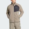 Adidas Terre MULTI FLEECE JACKET Velvet feel Coat Men's Earth Umber IY0087-