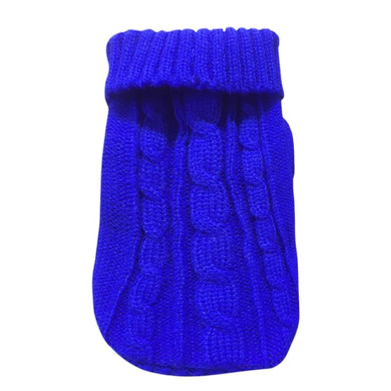 Svetry pro psy Zimní oblečení pro mazlíčky pro malé psy Teplý svetr Kabát Outfit pro kočky Oblečení Vlněné měkké tričko pro psy Bunda York