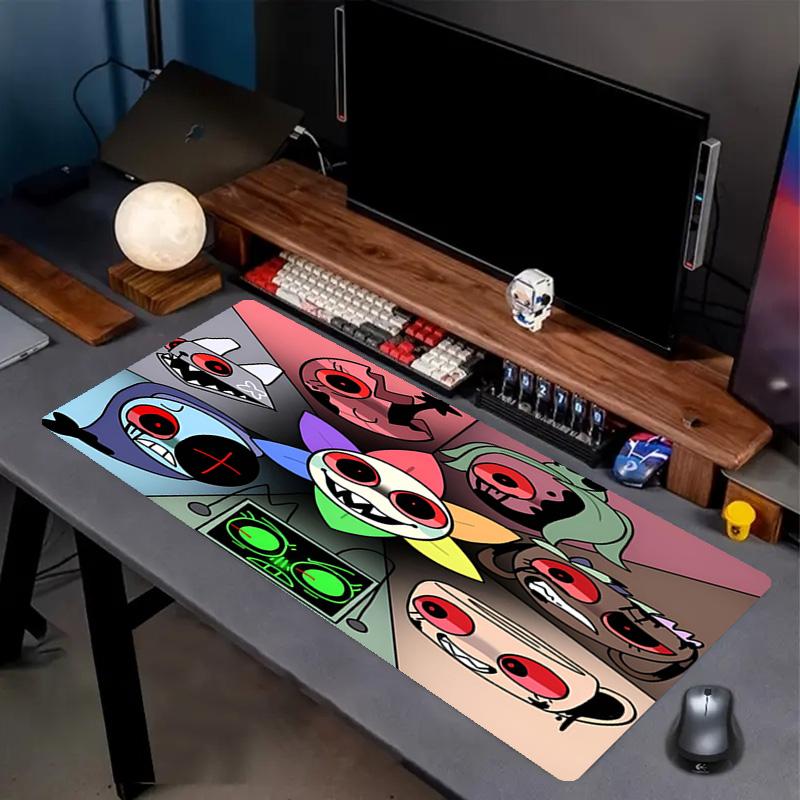 Dandy's World Print Mouse Pad, Anti‑Slip Desktop Keyboard Mat, for PC Laptop Gaming Working Daily Use, Cool Festival Surprise Gift