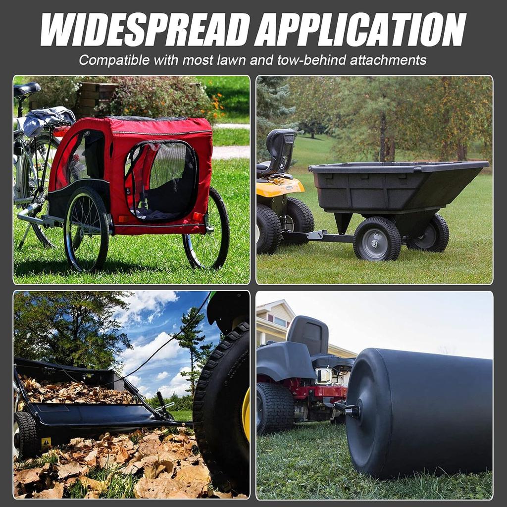 CZC AUTO 2 Pack Hitch Pin 5/8 X 4 Inch For Lawn Mower Trailer, Gate P For Simple One Handed Hook On & Off - Securely Hitch Lawn & Tow Behind