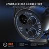 FIFINE USB/XLR Studio Micro Dynamique pour PC,RGB Cardioïde Microphone pour Gaming,Podcasting,Streaming,Broadcasting,Enregistreme