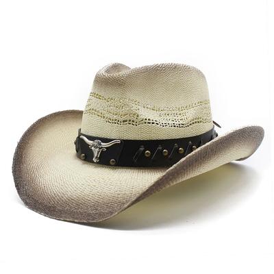Performance Hat Summer Outing Cycling Straw Hat High-End Men And Women European, American And Western Cowboy Hat