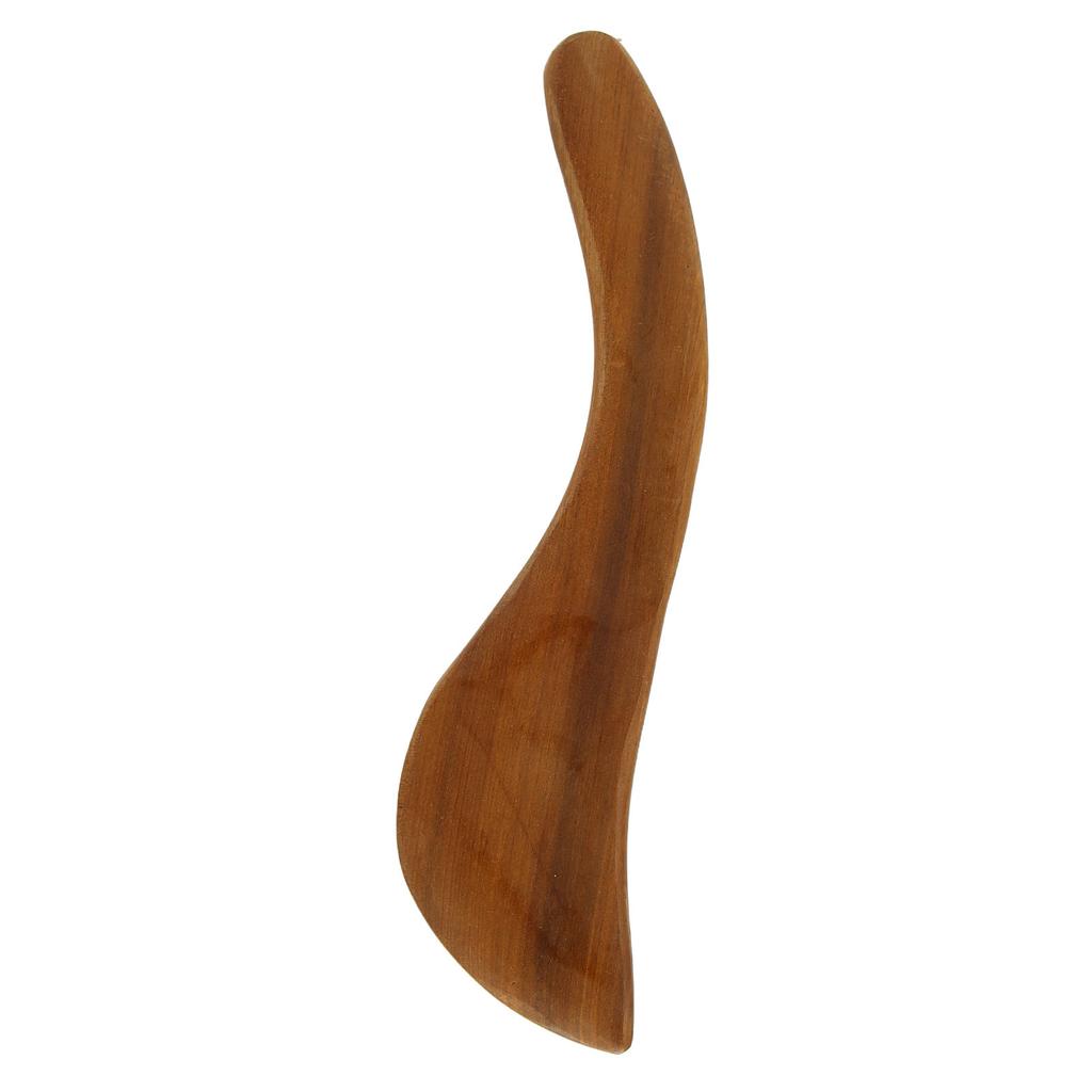 Wooden Scraping Board Fitted S Shape Relaxing Muscles Ergonomic Handle Fragrant Wood Portable