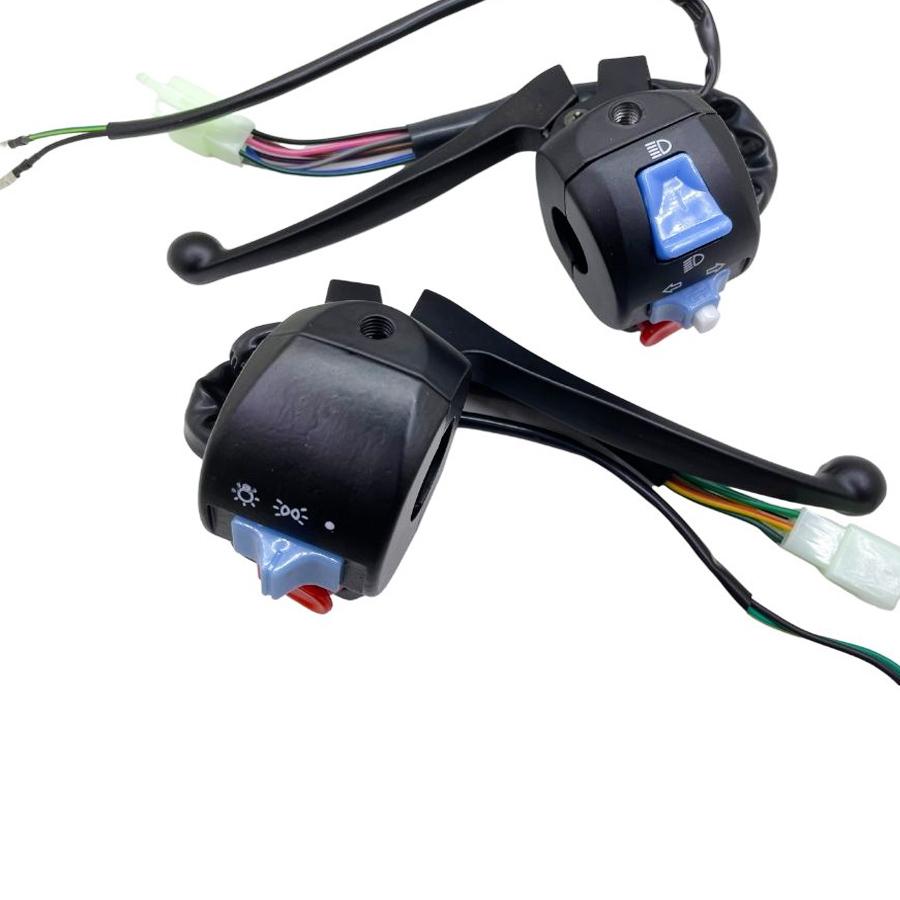 Motorcycle Scooter E-bike Left And Right Handlebar Control Switch Horn Turn Sign - Foto 4