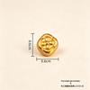 Mu Lue Mini Gold Metal Ingots: Simulation Gold Ingots for Crafts & Photo Frame Filler