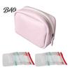 Weekly Pill Planner for Commuting A8 Waterproof Travel Organizer with 7/14 Zippered Pouches, Small Pouch Daily Supplement Travel, Portable Loose Leaf