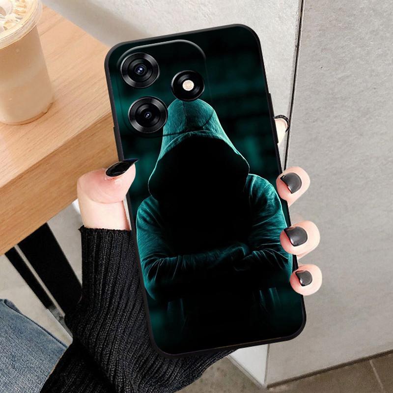 For Tecno Spark 10 Case Back Cover Spark10 Cute Cartoon Flower Skull Soft Silicone Phone Cases For Tecno Spark 10C Fundas Coque