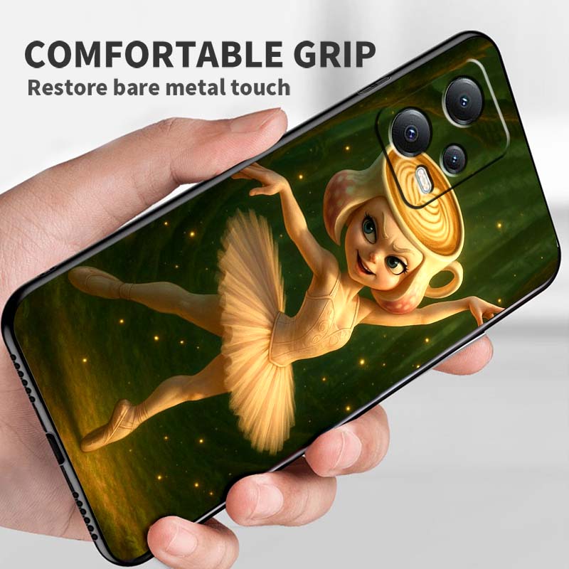 AI Shanhaijing Illustration Phone Case For Xiaomi Redmi Note 15 14 13 12 12S 11E 11 11S Pro Plus 4G 5G Black Soft TPU