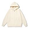Hooded Cardigan Solid Color Hoodie Men's Jacket Couple Style Jacket Simple Outdoor Hooded Casual
