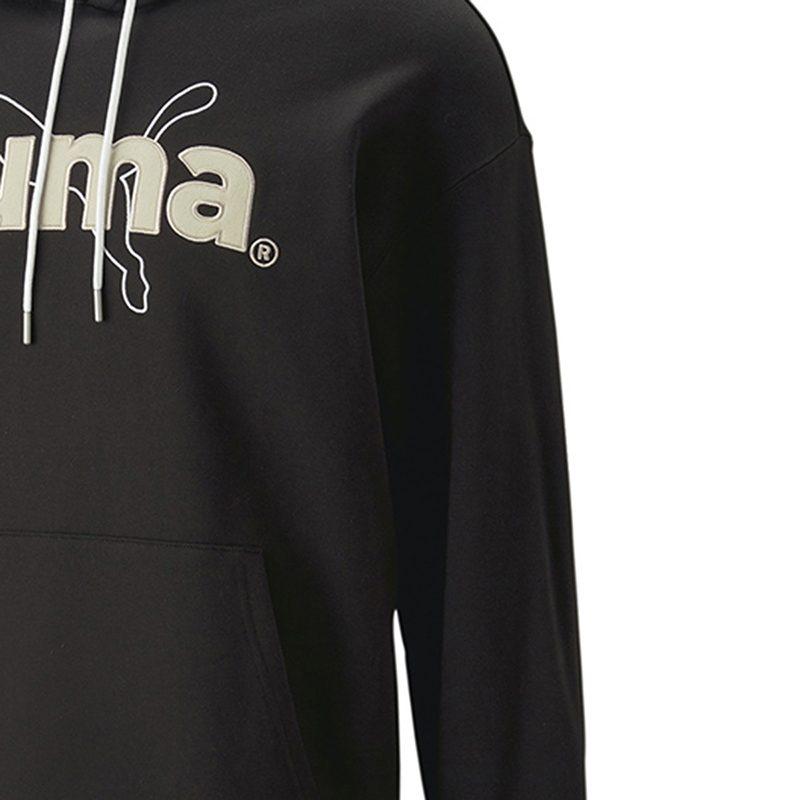 PUMA Sweatshirts Men's Black Hooded Moderate Regular 620631-01