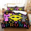Game Sprunki Bedding Sets For Boys Girls New 3D Printed Bed Cover Comforter Duvet Cover Pillow Case Bedroom Decoration