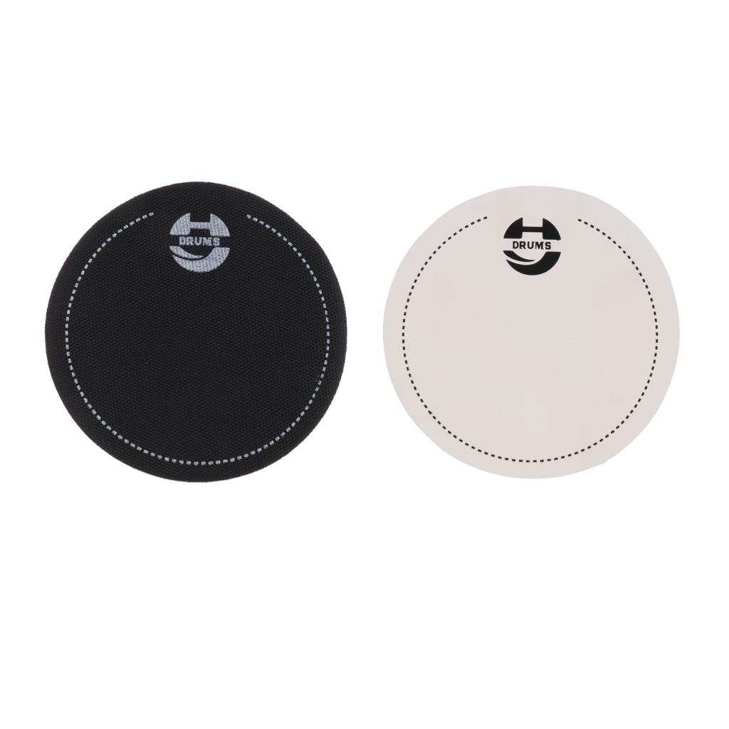 3 Drum Patch Drumhead For Percussion Instrument Parts, White