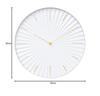 Francfranc Radiate Wall Clock, White