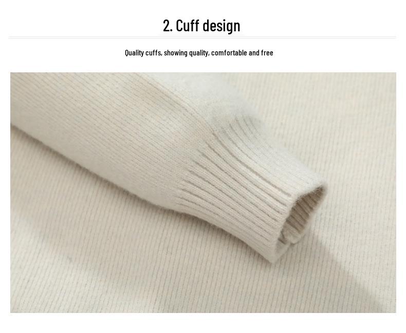 Men's 2025 High-End Wool Half-Zip Sweater - Stand-Up Collar, Solid Color, Autumn/Winter Knit Pullover