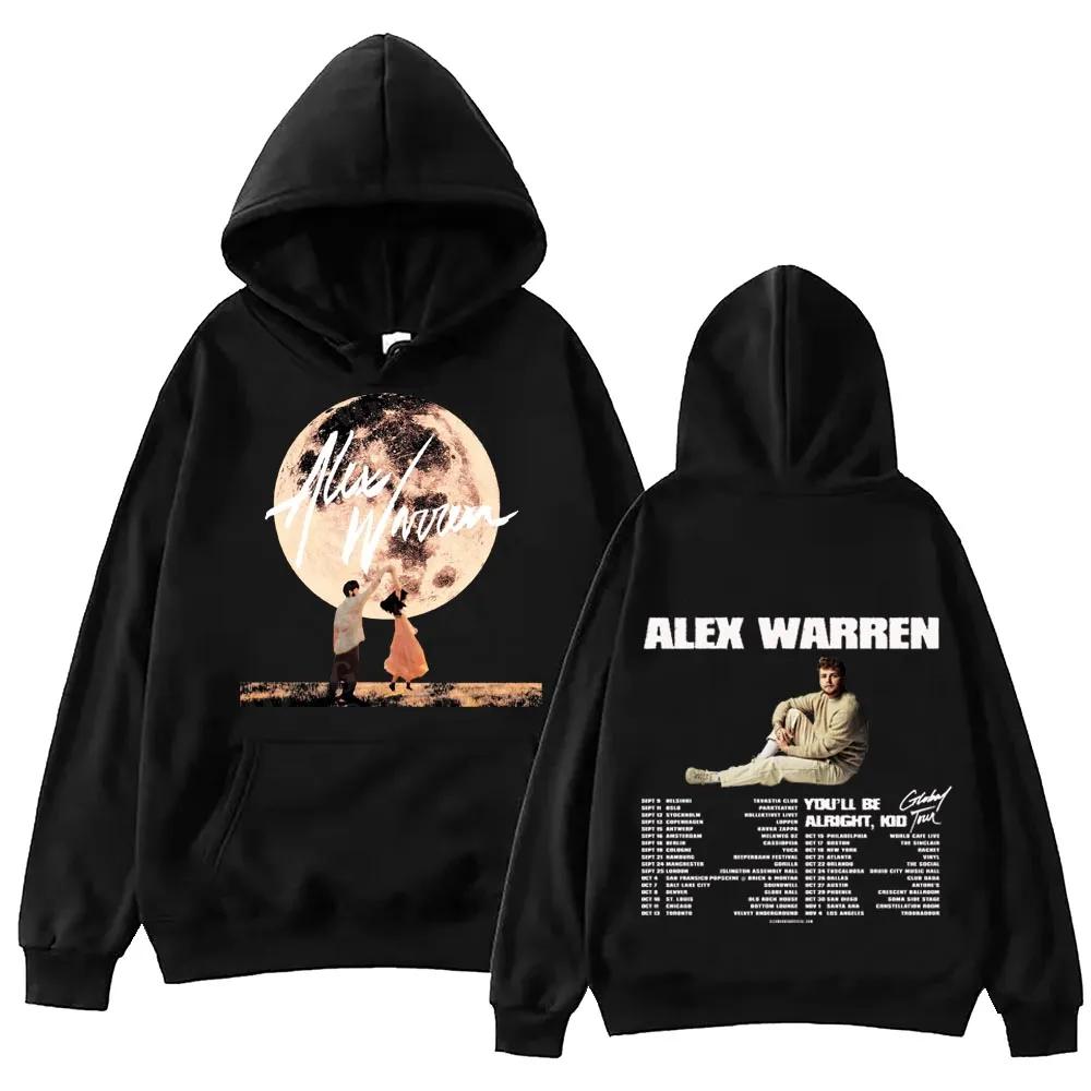 Alex Warren Tour 2026 Oversized Women/Men Hoodie Sweatshirt Y2K Streetwear Hip Hop Pullover Hooded Jacket Casual Tracksuit197