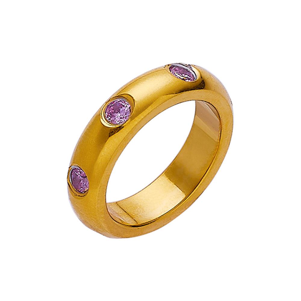 

Кольца Ins Style, модные и трендовые кольца из белого/зеленого/розового циркония No. 8