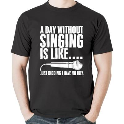 Funny Music Lover Quotes Singing Singers T-Shirt Sweatshirt Hoodie Tanktop for Men Women Kids Black