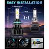 Fit For Ford Explorer 2011 2012 2013 2014 2015 Light Bulbs, Super Bright 9005 High/Low Beam, 6000K Cool White, Plug And Play, Pack Of 2