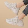 White Women Platform Sneakers Thick Sole Ladies Vulcanized Shoes Woman Chunky Comfortable