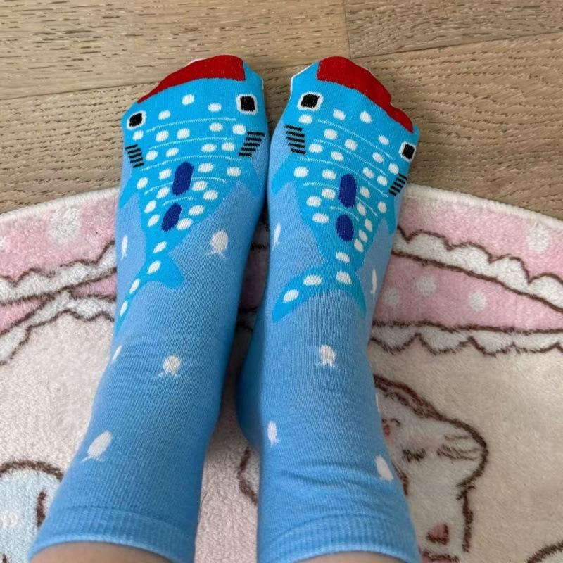 Funny Socks Funny Gifts Autumn And Winter Middle Tube Boneless Seam Head Socks New Year Gift Christmas Gift