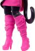 Monster High Catty Noir Doll with Pet Cat Charm and Accessories Including Backpack, Music Book, and Microphone