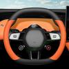 Four Seasons Non-slip Leather Steering Wheel Cover for Xiaomi YU7 SU7 2025 Interior Decoration Accessories