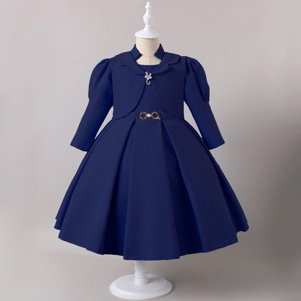 Children's All-Season Wedding Princess Dress Set - Two-Piece Formal Wear