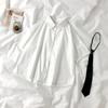 FiveFive Women Korean White Shirts with Tie
