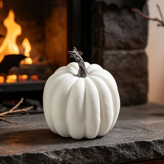Craft Pumpkins for Parent Child Activities Thanksgiving Artificial Pumpkin Decoration, Farmhouse Harvest Season Fake Lightweight Vegetables