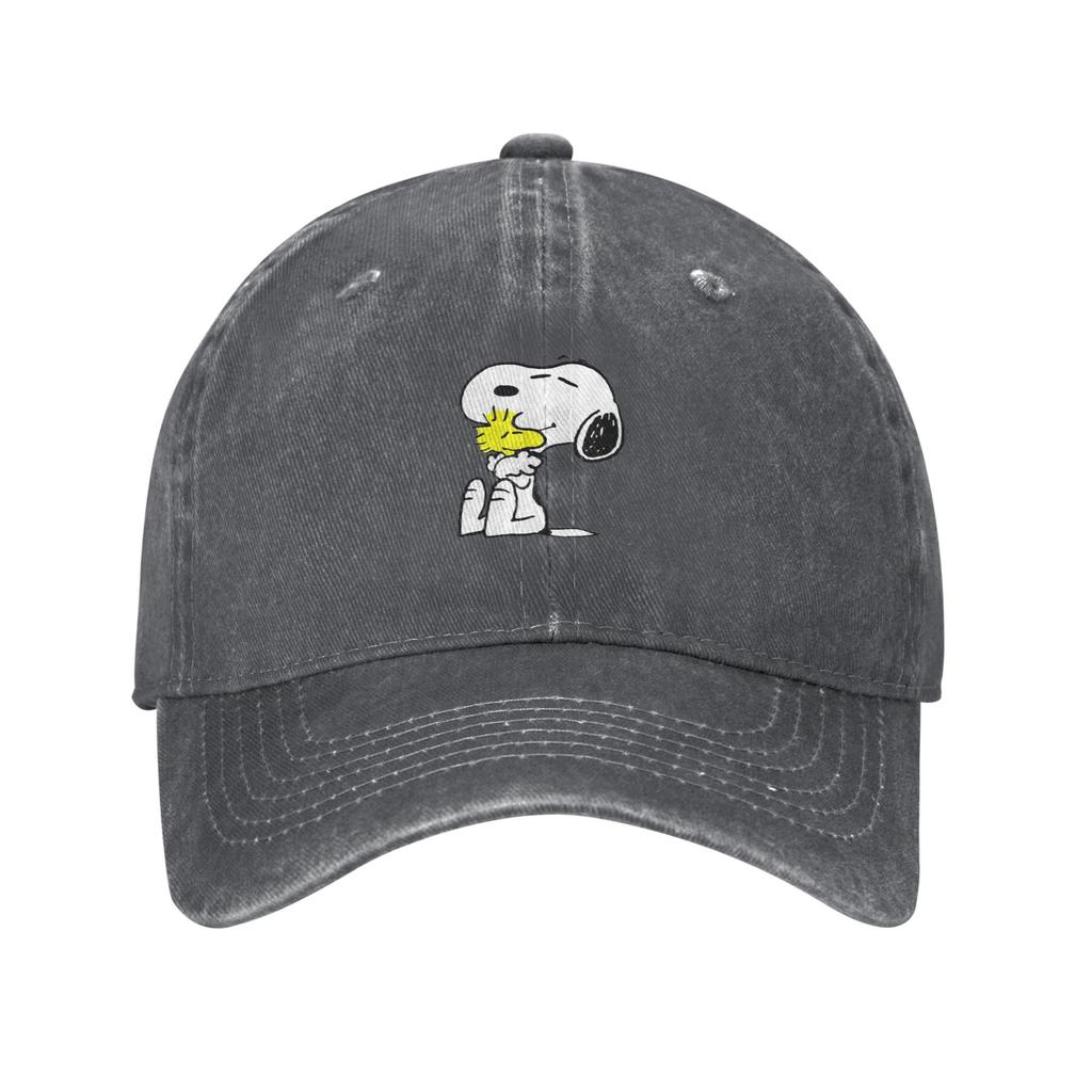 Cartoon Hund umarmt seinen Freund Gewaschene Baseballkappe y2k Cool Sonne Trucker-Kappe Sommer Paar Damen Outdoor Sport Baseballkappen