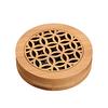 1PC Round Meditation Wood Censer Home Decor Hollow Out Study Room Accessory Aromatherapy Box Yoga Multiple Options Available
