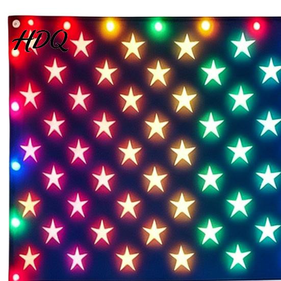Weerbestendig LED Vlag Amerikaans Licht 3x5 FT Waterdicht Buiten Patriottisch met Kleurrijke Lichten voor 4 juli Memorial Day Veteranen