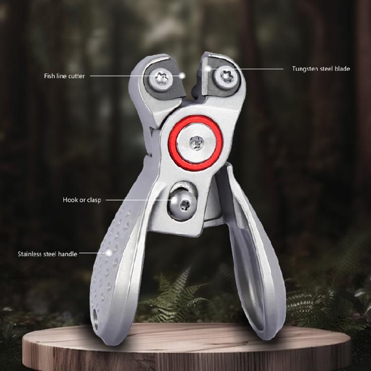 Fischereischnur Schneider Schnur Schere Fischerei Zange Korrosionsbeständig Einziehbarer Clip Für Outdoor-Fischereiaktivität