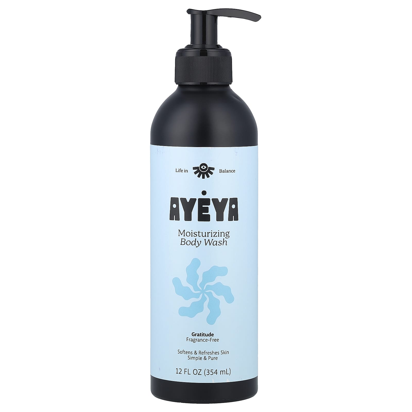 

Ayeya, Moisturizing Body Wash, Fragrance-Free, 354 ml (12 fl oz)