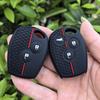 Car Silicone Remote Key Case Cover Shell Fob For Renault Trafic Clio Duster Logan Dacia Sandero For Nissan Terrano Almera