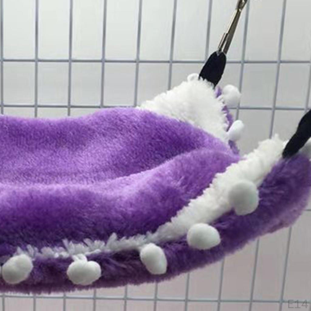 1 Stück weiche Hamsterhängematte für Kleintierkäfig Spielzeug