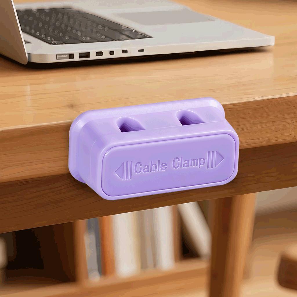 Magnetic Dual-Port Cable Organiser for Desktop or Wall Mounting