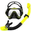 Diving Mask Snorkel Professional Scuba Diving Masks Snorkeling Set Adult Silicone Skirt Snorkeling Mask Diving Mask Goggles