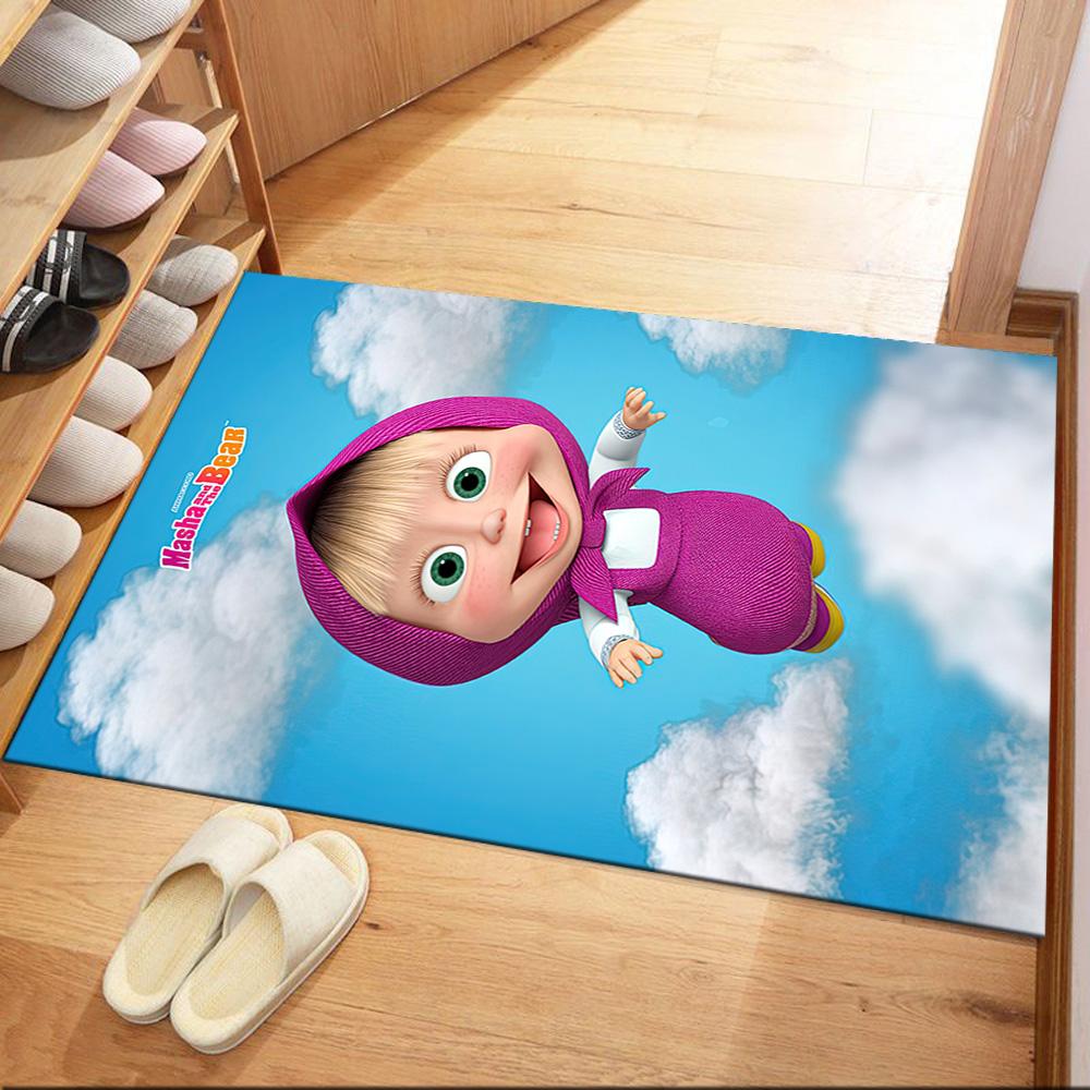 Masha Bear Carpet Design for Bedrooms Outdoor Foyer Decorate Room Antislip Carpet Office Home Decor Perfect Gift for Friends & Family