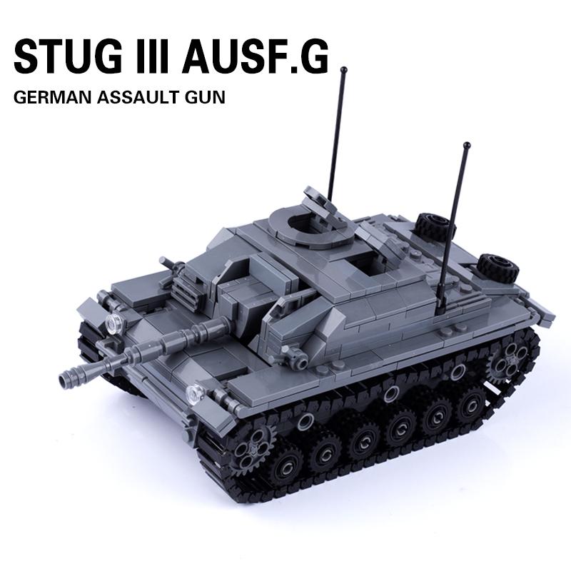 MOC Jucării WW1 WW2 Vehicul Tanc Model Cărămizi de Construit Soldat German SUA Tancuri Tun Anti-tanc Mini Cărămizi Jucării Armată Copii