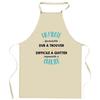 Kitchen Apron - A Terrific Driver - Thick Cotton - Durable France Print - Adjustable Ties