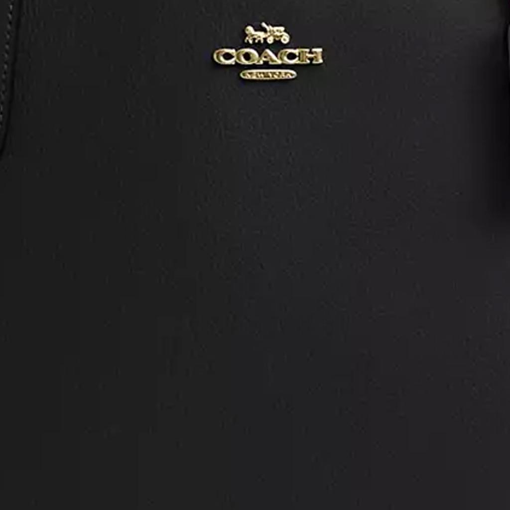 COACH City Leather Tote Bag, Shopping Bag, Shoulder Bag, Handbag Large Women's Black CR111-IMBLK
