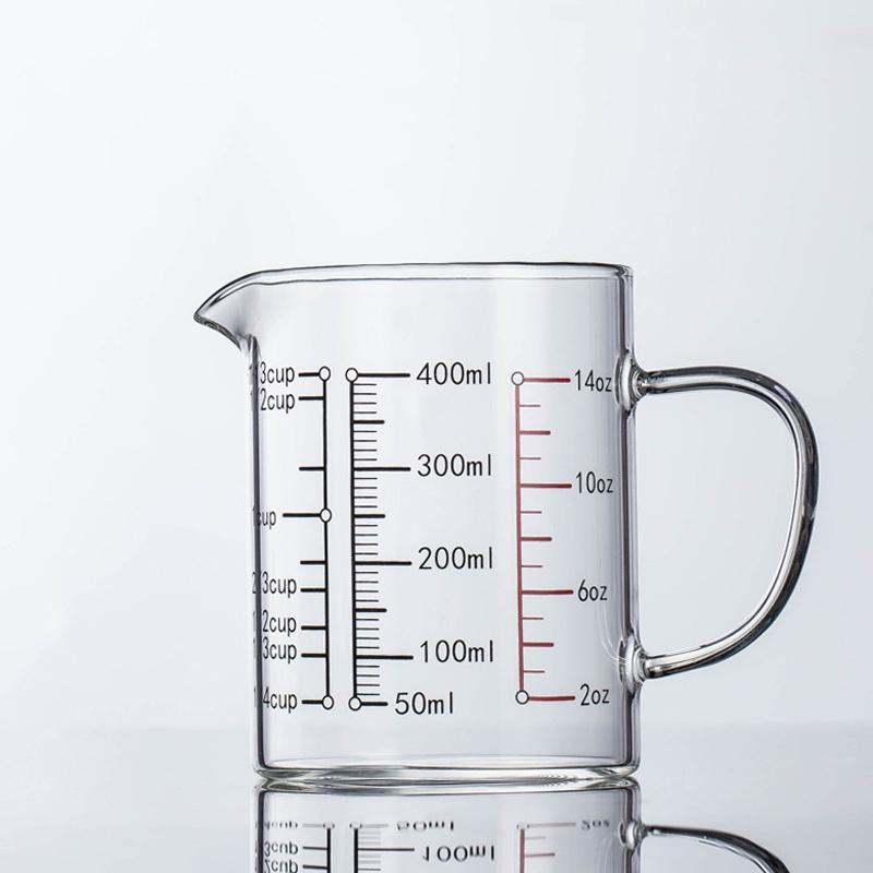 Glass Measuring Cup Household Food Grade High Borosilicate Glass Glass Convenient Durable Measuring Tools And Scales With Handle