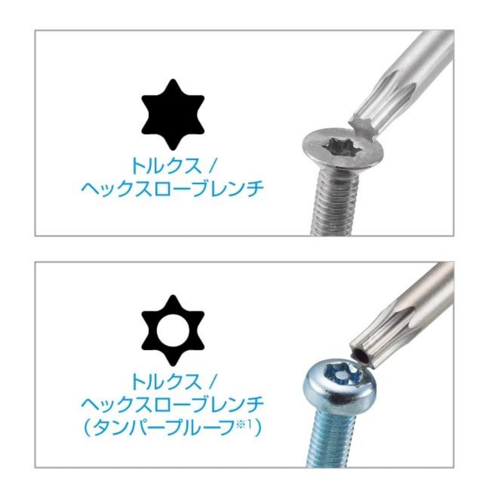 HOZAN Torx Wrench Set W-82