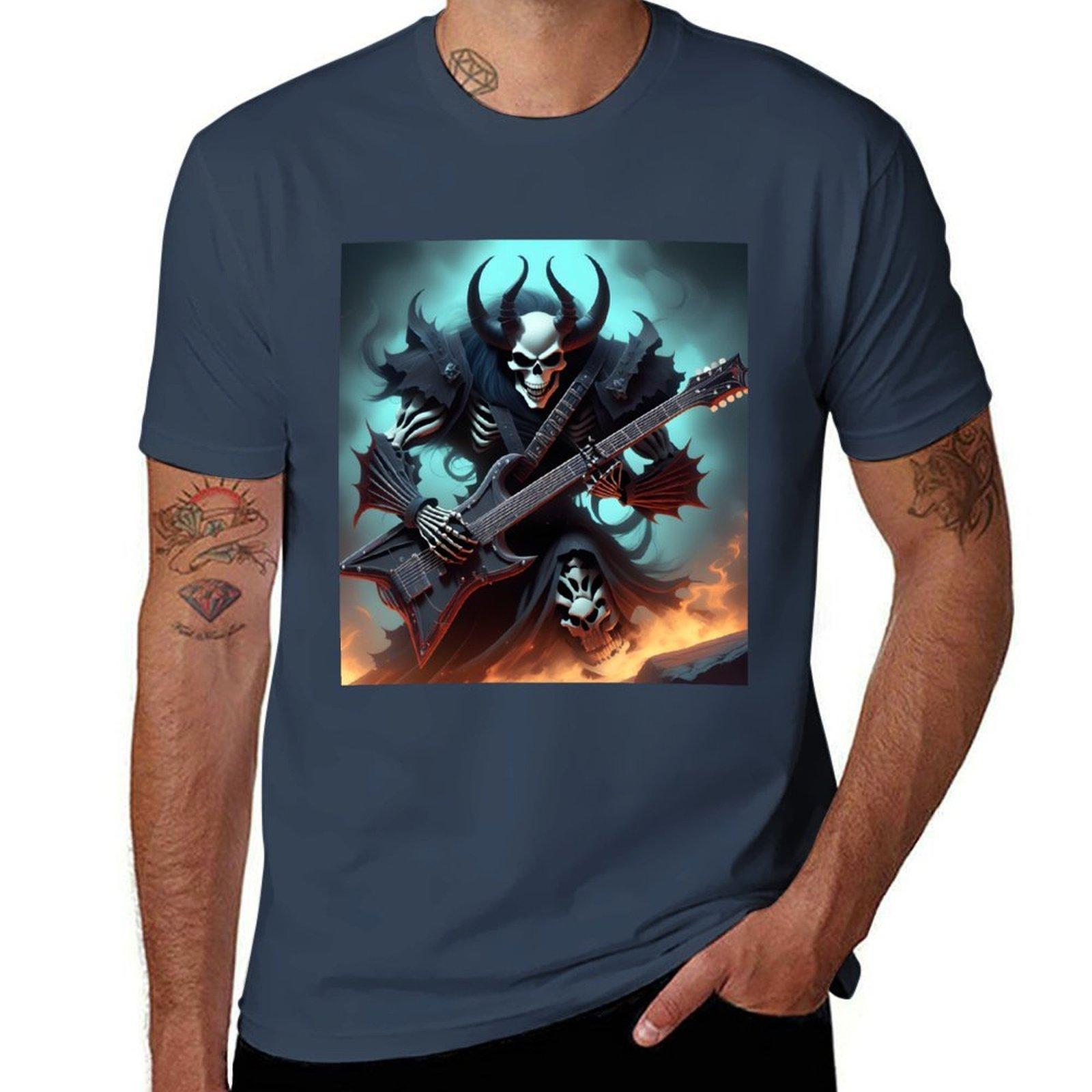 Heavy Metal Guitar Demon 2 TShirt PerforUnisexce Dry Fit TShirt S